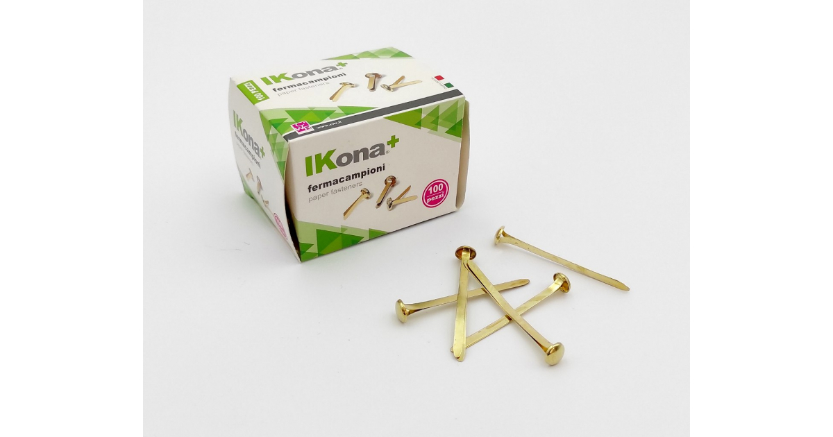 Amosfun 100 Mini Fermacampioni In Metallo Colorato Per Scrapbooking – 9 Mm, Fai Da Te