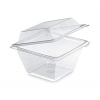 Vaschetta quadrata con coperchio in PET serie "Freshipack"
