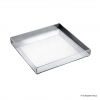 Vassoio plastica da portata fashion trasparente 30x30 cm.