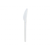 Coltello bianco C PLA biodegradabile e compostabile 16.5cm, confezione da 50 pezzi