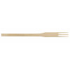Mini forchetta in bamboo 140mm, confezione da 100 pezzi