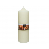 Candela cilindrica avorio, diametro 10 cm, altezza 30 cm