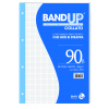 Ricambio rinforzato Bandup, formato A4 con foratura universale, 40 fogli