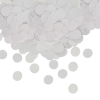 Coriandolo in carta bianco diametro 4 cm, busta da 50 grammi