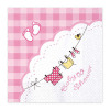 Tovagliolo fantasia Baby girl, confezione da 20 pezzi