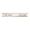 Rotolo nastro in cotone naturale con stampa Prodotto artigianale in marrone