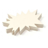 Segnaprezzo in cartoncino, forma sagomata Flash 100x55 mm, colori assortiti fluo, confezione da 50 pezzi