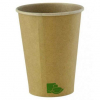 Bicchiere cartoncino kraft avana con interno avana, confezione da 50 pezzi