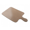 Tagliere rettangolare in cartone avana con manico, 24x30cm, confezione da 50 pezzi