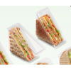 Vaschetta triangolare in PET trasparente per panini e sandwich confezione da 50 pezzi