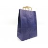 Shopper sealing millerighe blu con maniglia piatta