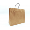 Shopper perlato rame con maniglia ritorta ricoperta in cotone