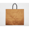 Shopper perlato rame con maniglia ritorta ricoperta in cotone