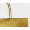 Shopper portabottiglia kraft oro, con maniglia ritorta cm 14 + 8.5 x 39.5 confezione da 50 pezzi