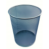 Cestino serie Mesh in rete metallica verniciata colore silver, capienza 18 Lt