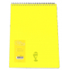 Blok notes con spirale plastificata, formato A4, a righe