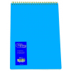 Blok notes con spirale plastificata, formato A4, a righe