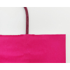 Shopper fucsia in carta  kraft con maniglia ritorta