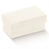 Scatola base quadrata con coperchio in cartone bianco, 25x25x6 cm, cartone da 20 pezzi