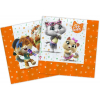 Tovagliolo fantasia 44 gatti, confezione da 20 pezzi