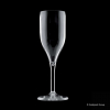 Bicchiere calice flutes vinum trasparente drink safe riutilizzabile 150cc, confezione da 6 pezzi