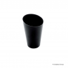 Bicchierino fingerfood conico alto PS nero 75cc confezione da 25 pezzi