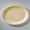 Piatto ovale champagne in plastica pp