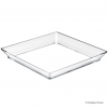 Piattino fingerfood quadrato trasparente 130x130mm, confezione da 12 pezzi