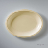 Piatto ovale champagne in plastica pp