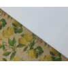 Carta da regalo millerighe avana in fogli, fantasia limoni, formato 70x100 cm, confezione da 25 pezzi
