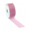 Rotolo nastro organza rosa antico, lunghezza 50 metri