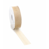Rotolo nastro organza panna, lunghezza 50 metri