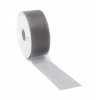 Rotolo nastro organza grigio antracite, lunghezza 50 metri