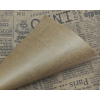 Carta regalo kraft millerighe avana in fogli, fantasia stampa quotidiano, cm 70x100, confezione da 25 fogli