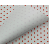 Carta da regalo a pois in fogli, formato 70x100 cm, confezione da 25 pezzi