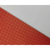 Carta da regalo double rosso 1 lato pois oro e 1 lato righe oro, formato 70x100 cm, confezione da 25 fogli