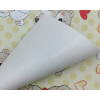 Carta da regalo crema, fantasia orsetti e cuori, fogli da 70x100 cm, confezioni da 25 fogli