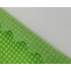 Sacchetto tessuto non tessuto pied de poule verde, bordo smerlato, confezione da 25 pezzi