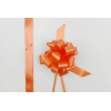 Coccarda laccio velox diamant, colore arancio, confezione da 30 pezzi