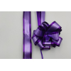 Coccarda laccio paper bicolore metallizzato viola e lilla mm 50 confezione da 10 pezzi