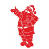 Fustella sottile, figura Babbo Natale