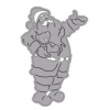 Fustella sottile, figura Babbo Natale