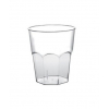 Bicchiere in plastica (PS) trasparente base ottagonale, linea cocktail