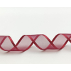 Rotolo nastro voile con bordi doppio raso, colore mattone, altezza 25mm, lunghezza 25 metri