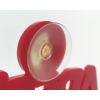 Scritta "Chiuso" rossa, in acrilico sagomato, formato 55x15 mm