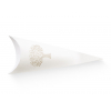 Cono porta confetti Albero della vita in cartoncino, 75x190 mm, confezione da 10 pezzi