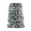 Pino "Pencil" verde innevato, altezza 240 cm, diametro base 70 cm