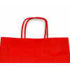 Shopper carta kraft rosso con maniglia ritorta