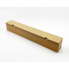 Scatola salame in cartone avana liscio, formato 8x8 cm, lunghezza 60 cm