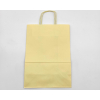 Shopper crema in carta kraft con maniglia ritorta